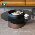 Nordic Tea Table With Tempered Glass Coffee Table